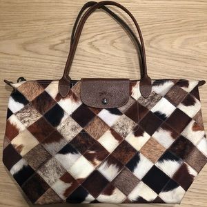 Longchamp Pony Animal Print Tote